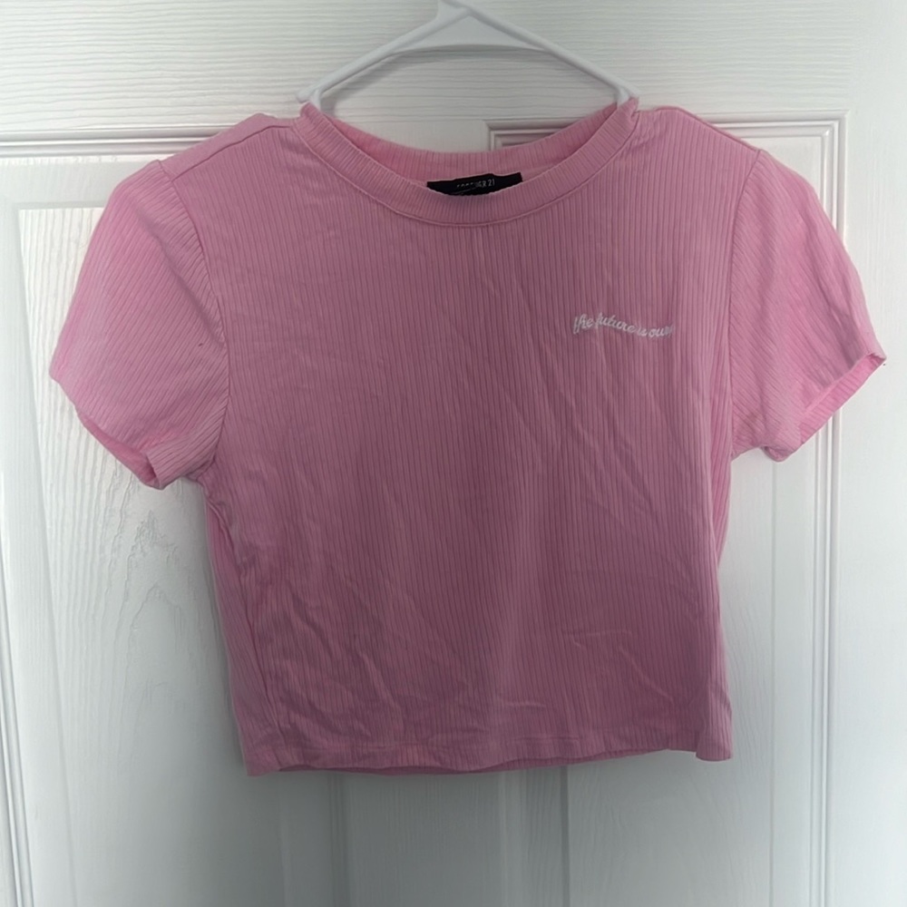 Forever 21 fitted crop top